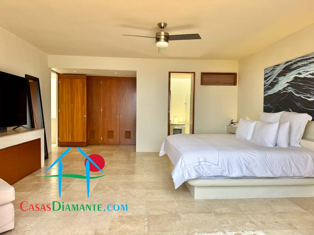 Real Diamante Villas del Sol Villa Turquesa 1 - Recámara principal 5